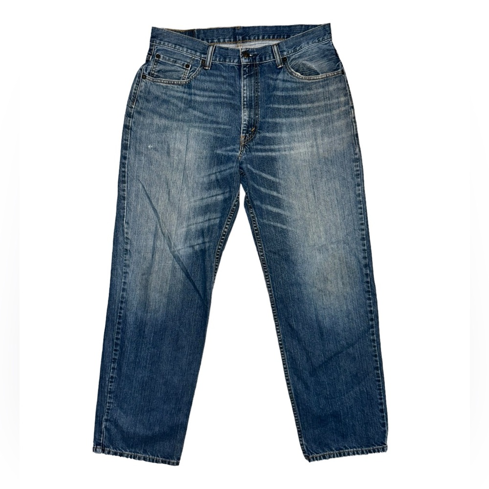 Levi’s 550 Straight Leg Medium Dark Wash Jeans Men’s 36X32